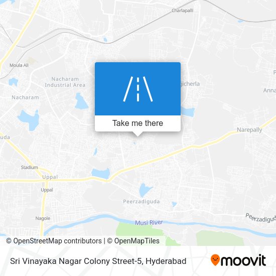 Sri Vinayaka Nagar Colony Street-5 map