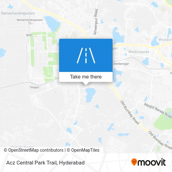 Acz Central Park Trail map