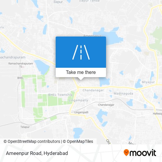 Ameenpur Road map