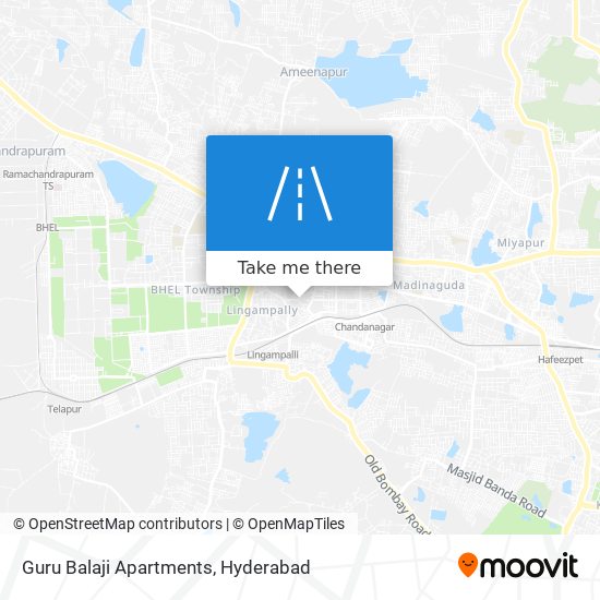 Guru Balaji Apartments map