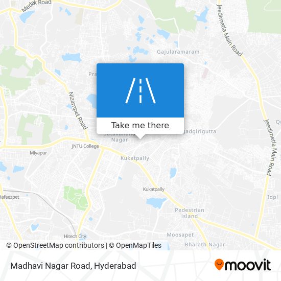 Madhavi Nagar Road map