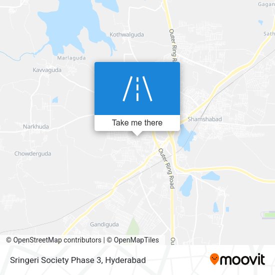 Sringeri Society Phase 3 map