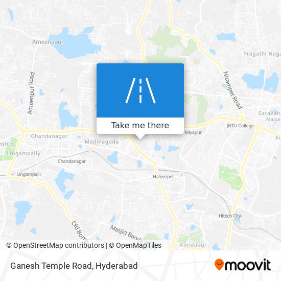 Ganesh Temple Road map
