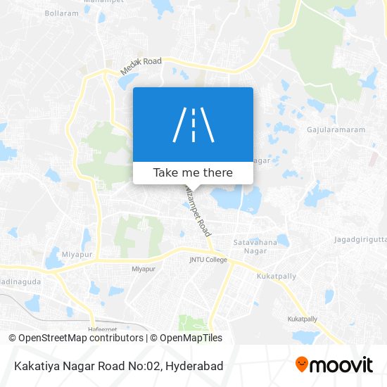 Kakatiya Nagar Road No:02 map