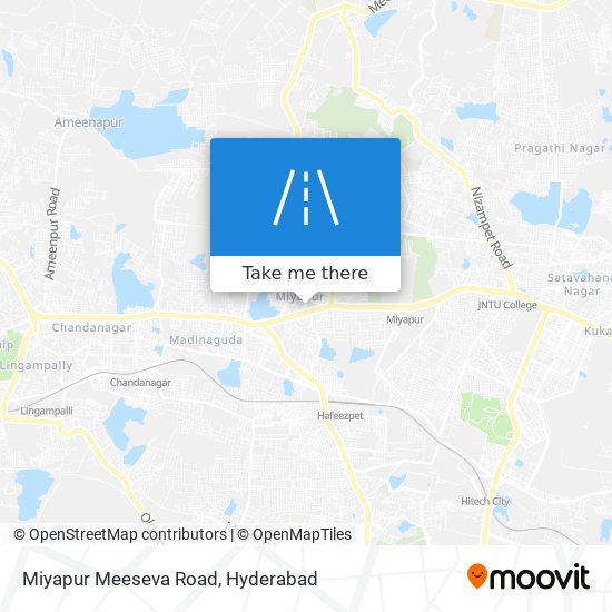 Miyapur Meeseva Road map