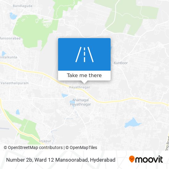Number 2b, Ward 12 Mansoorabad map