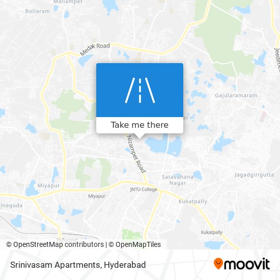 Srinivasam Apartments map