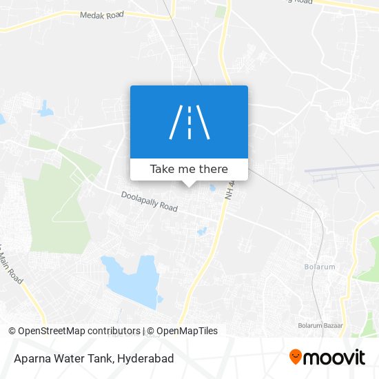 Aparna Water Tank map