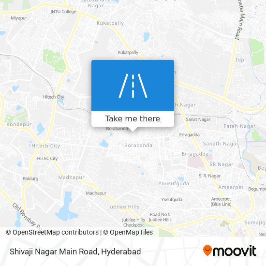 Shivaji Nagar Main Road map