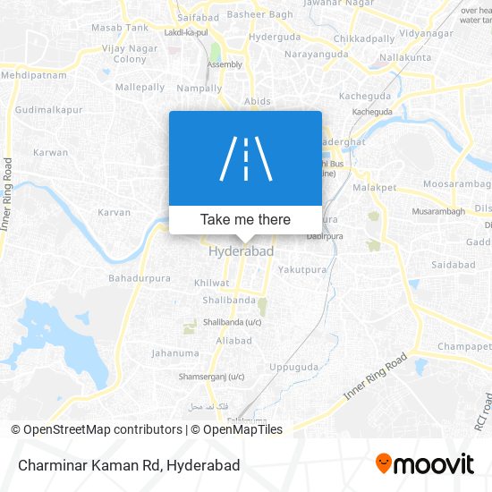 Charminar Kaman Rd map