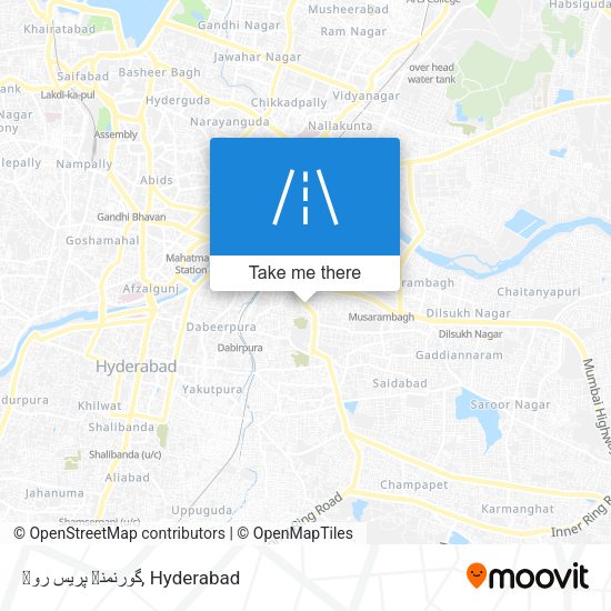 گورنمنٹ پریس روڈ map