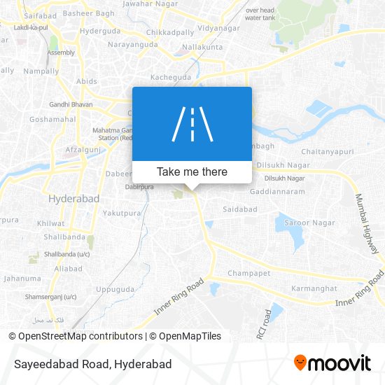Sayeedabad Road map