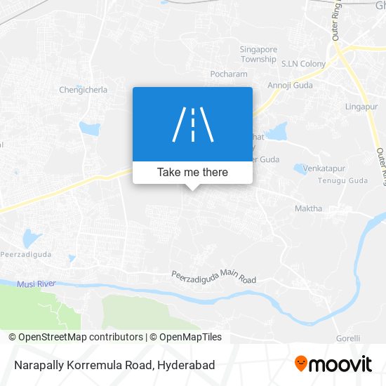Narapally Korremula Road map