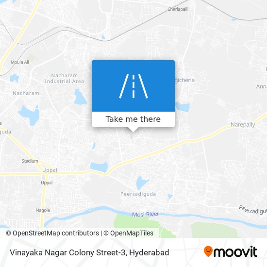 Vinayaka Nagar Colony Street-3 map