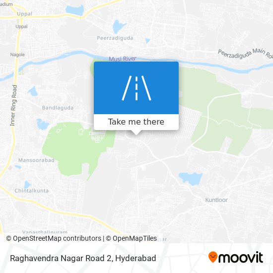 Raghavendra Nagar Road 2 map
