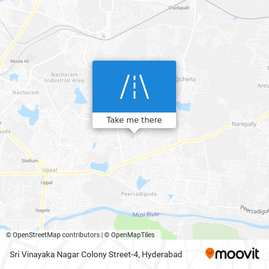 Sri Vinayaka Nagar Colony Street-4 map