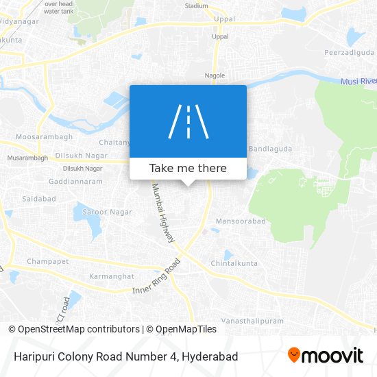 Haripuri Colony Road Number 4 map
