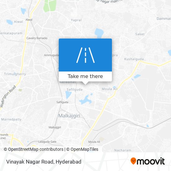Vinayak Nagar Road map