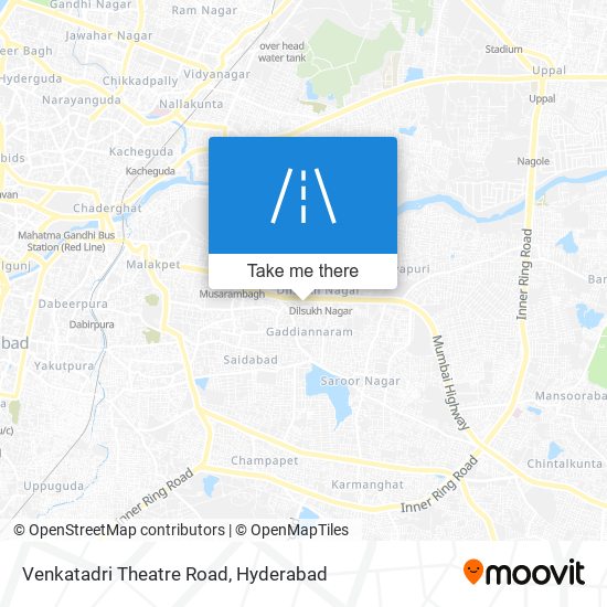 Venkatadri Theatre Road map