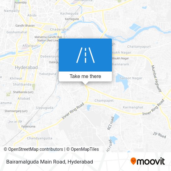 Bairamalguda Main Road map