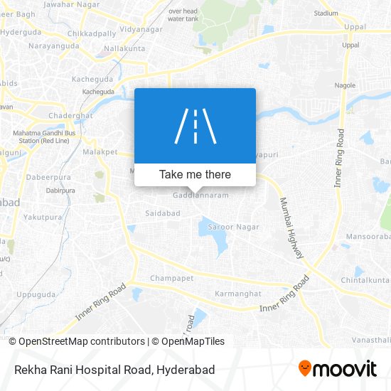 Rekha Rani Hospital Road map