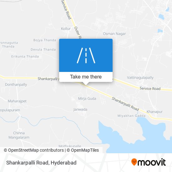 Shankarpalli Road map