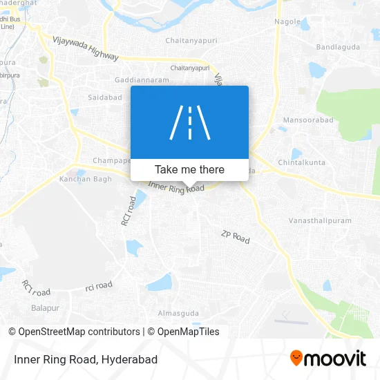 Inner Ring Road map