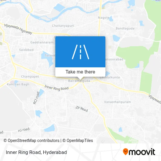 Inner Ring Road map