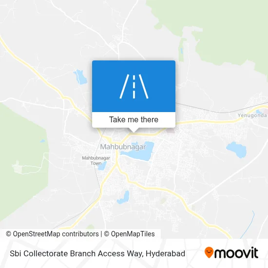 Sbi Collectorate Branch Access Way map
