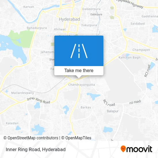 Inner Ring Road map