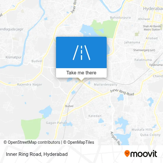 Inner Ring Road map