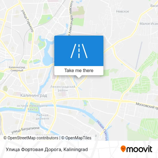 Улица Фортовая Дорога map