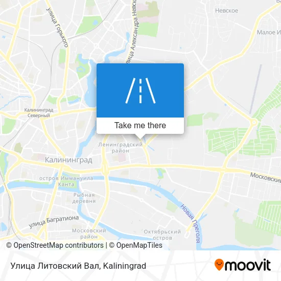Улица Литовский Вал map