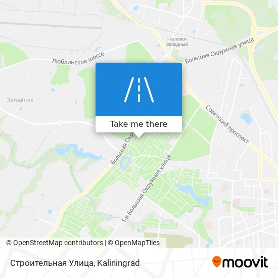 Строительная Улица map