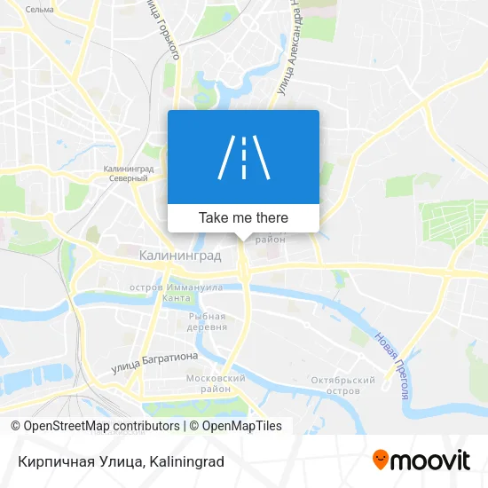 Кирпичная Улица map