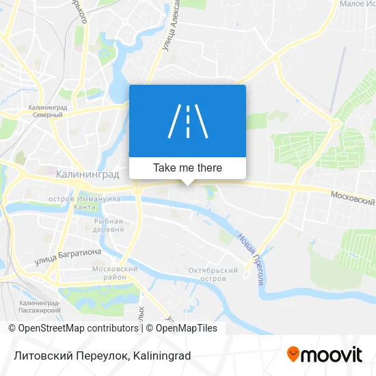 Литовский Переулок map