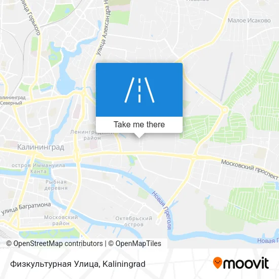 Физкультурная Улица map
