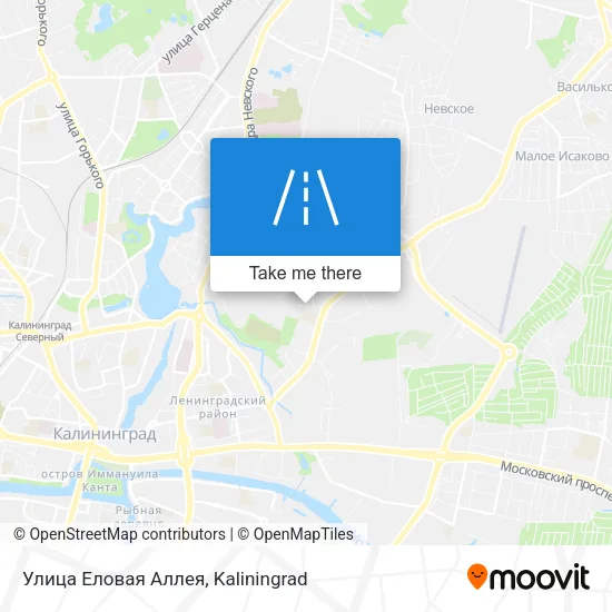Улица Еловая Аллея map