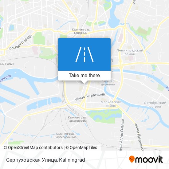 Серпуховская Улица map
