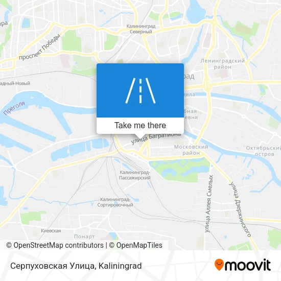 Серпуховская Улица map