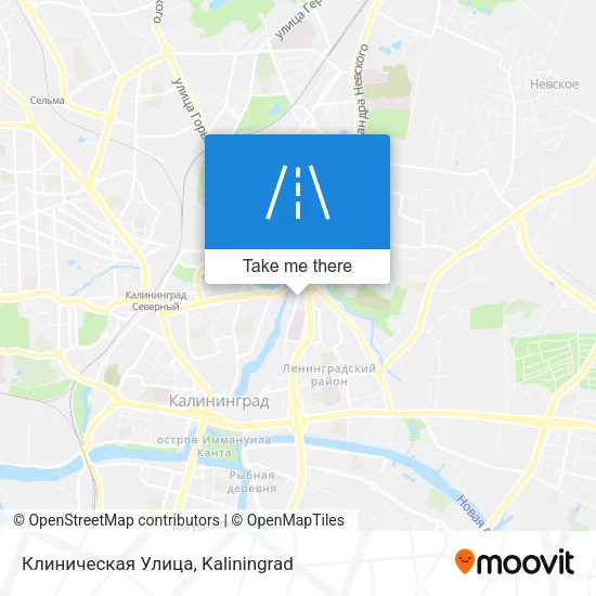 Клиническая Улица map
