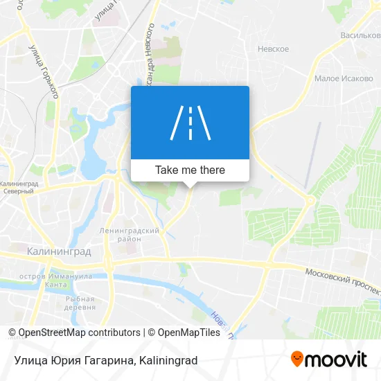 Улица Юрия Гагарина map