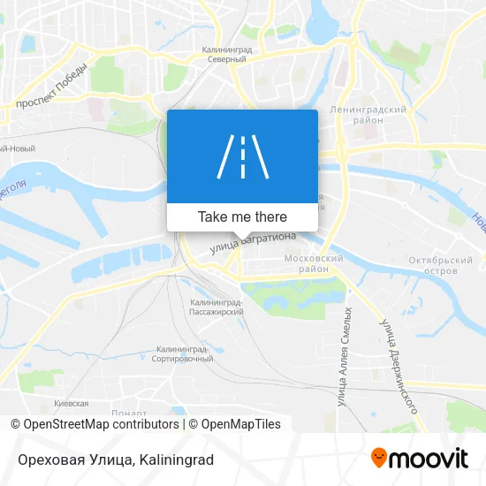 Ореховая Улица map