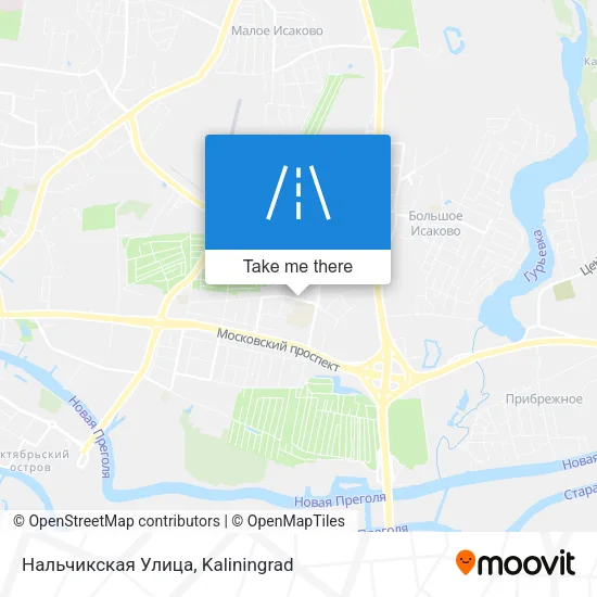Нальчикская Улица map