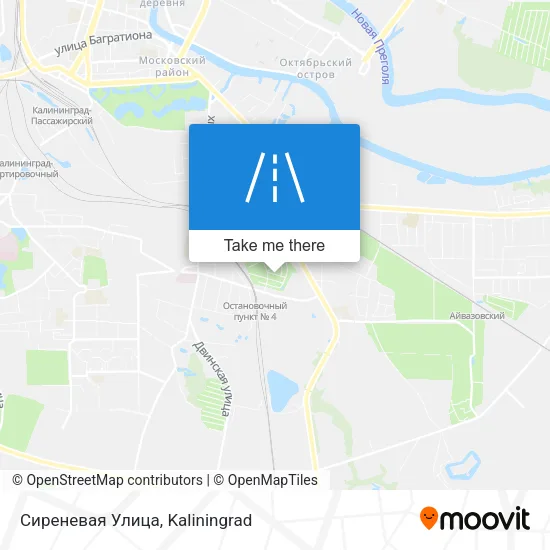 Сиреневая Улица map
