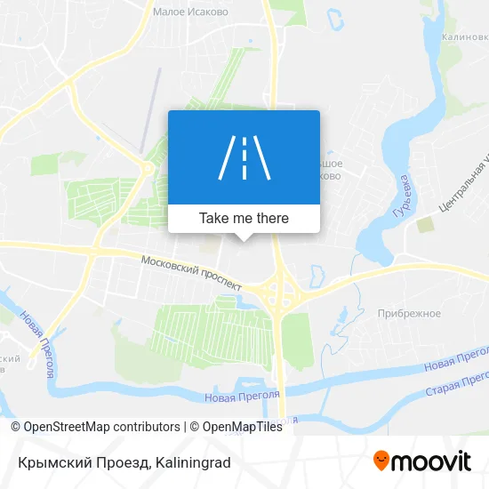 Крымский Проезд map
