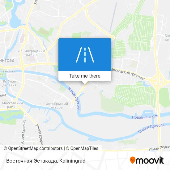 Восточная Эстакада map