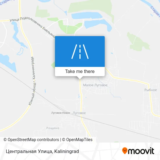 Центральная Улица map