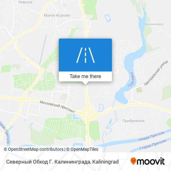 Северный Обход Г. Калининграда map