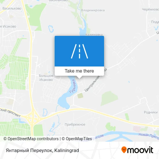 Янтарный Переулок map